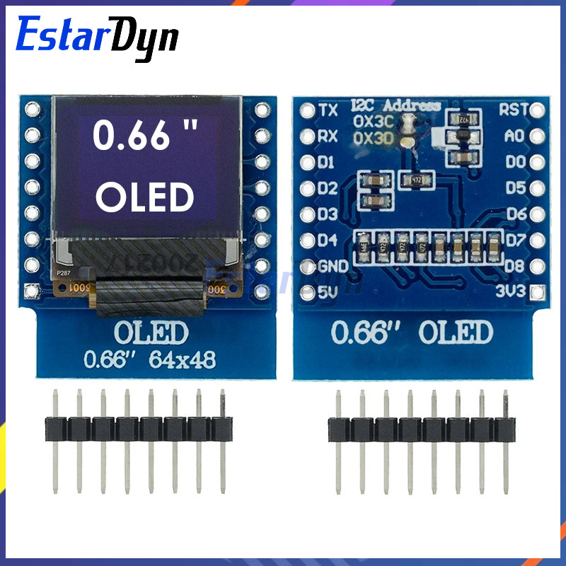 Wemos D1 Mini - Pantalla LCD LED OLED de 0,66