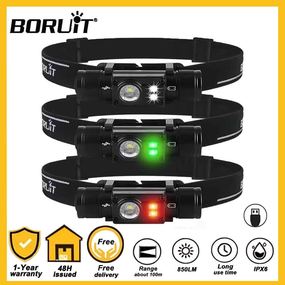 Lolin D32 - BORUiT HP500 linterna frontal LED con
