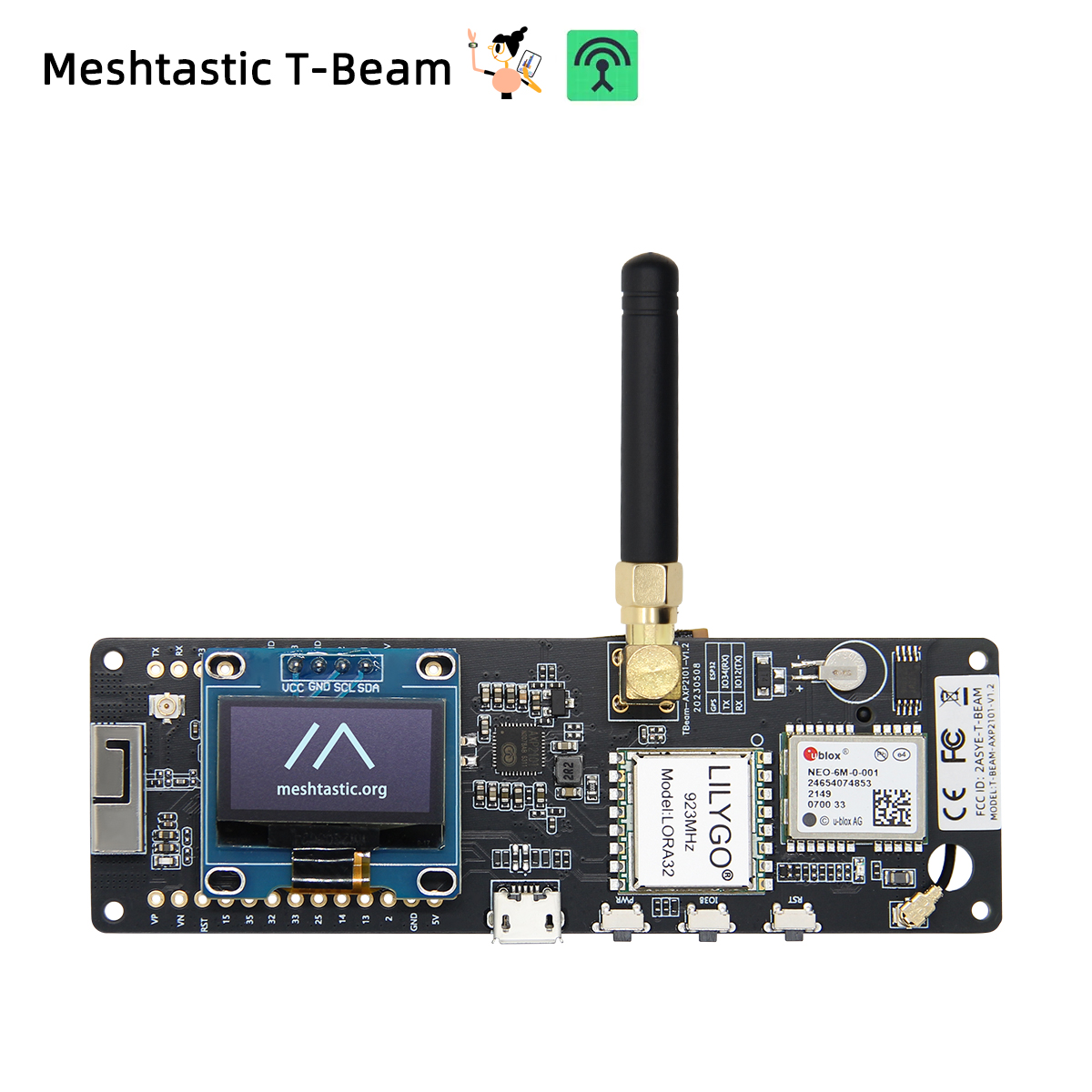 Ttgo Tdisplay - LILYGO® TTGO Meshtastic T-Beam Placa de