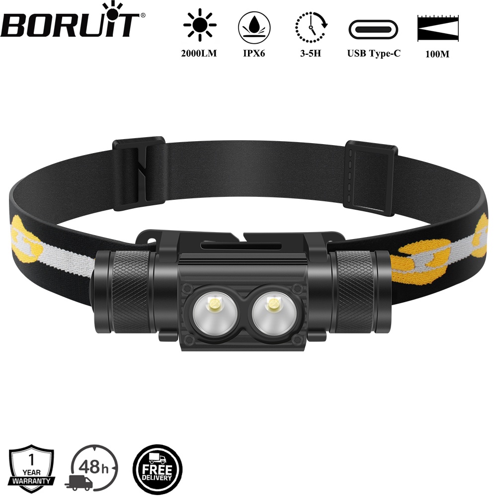 Lolin D32 - BORUiT D25 faro LED doble 2000LM