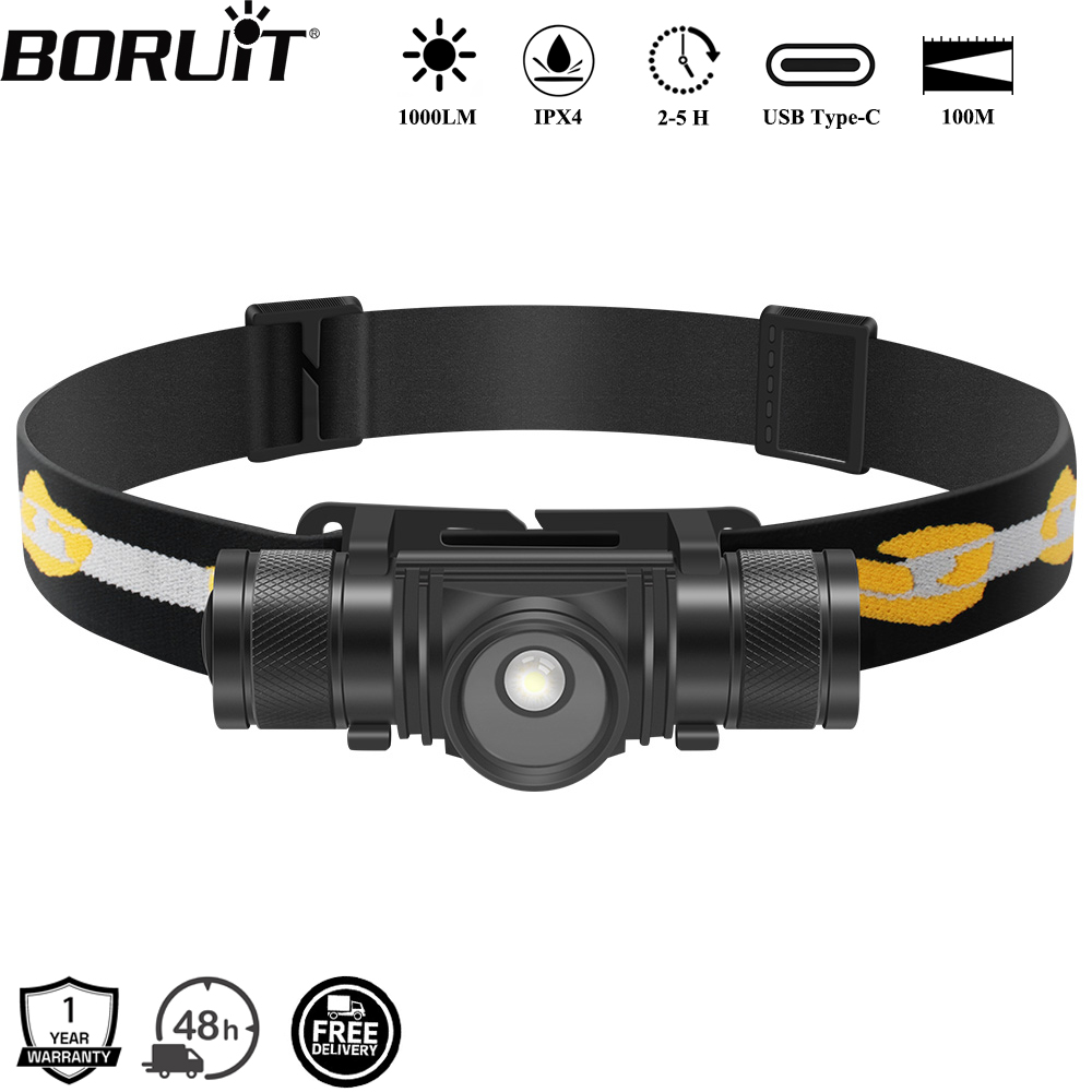 BORUiT D20 Zoom LED faro 1000L - Lolin D32 reseña y precio