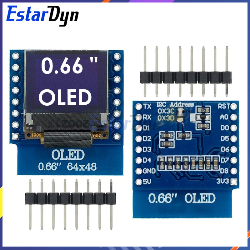 Pantalla LCD LED OLED de 0,66  - Wemos D1 Mini reseña y precio