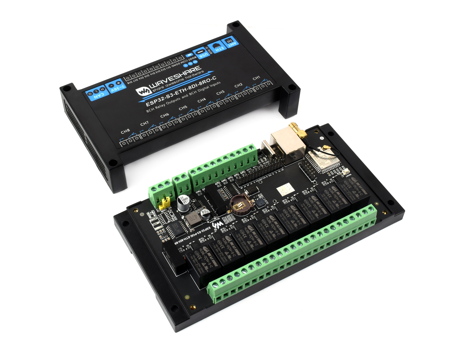 Módulo de relé WiFi ESP32-S3 i - Waveshare Esp32 reseña y precio