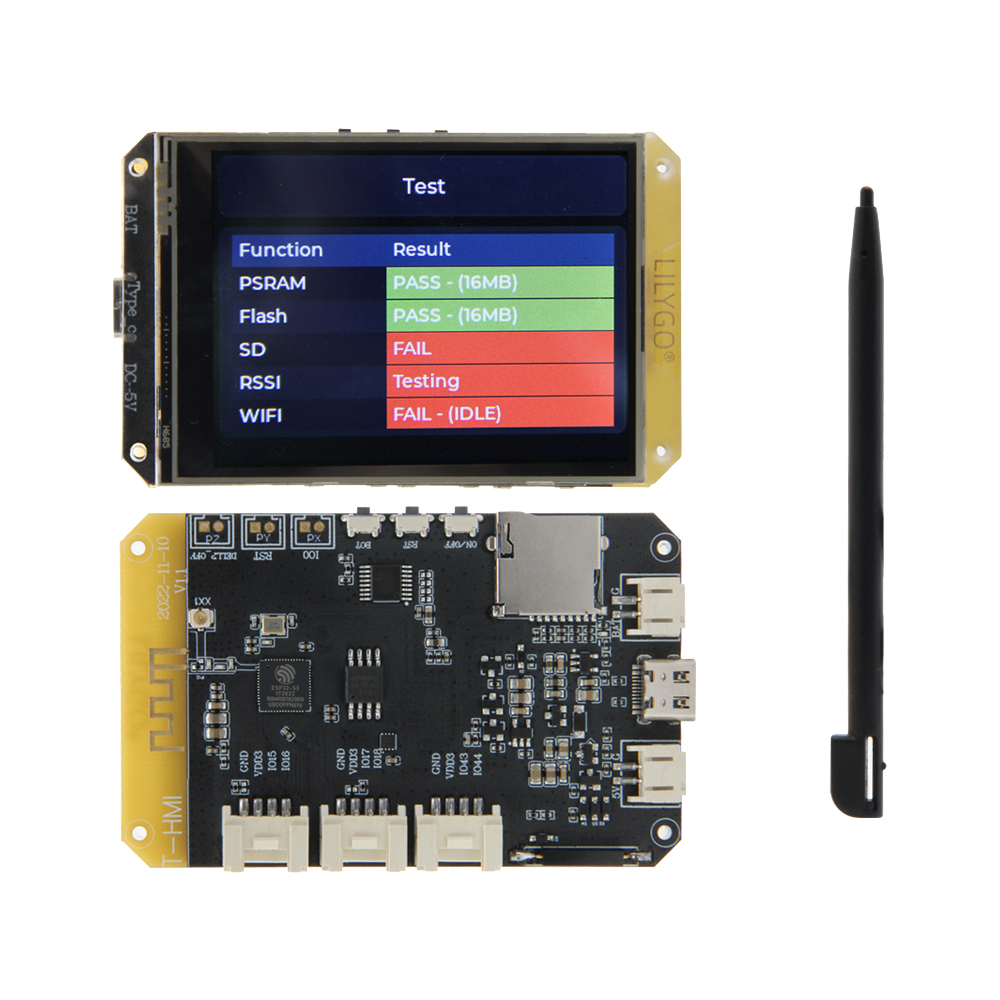 Placa de desarrollo TTGO T-HMI - Ttgo Tdisplay reseña y precio