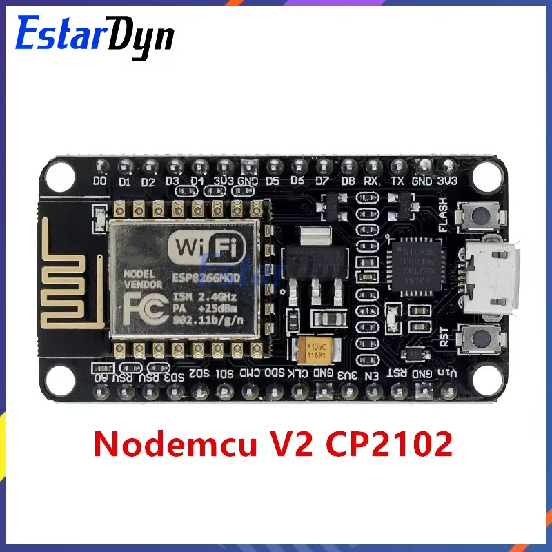 Módulo inalámbrico CH340/CP210 - Nodemcuv2 reseña y precio