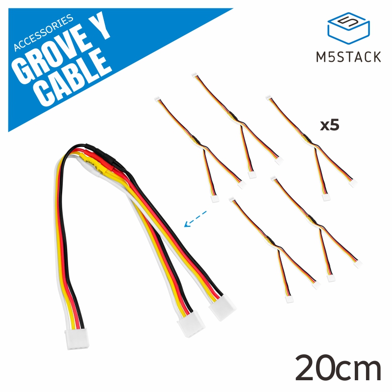 Cable Y Grove Oficial M5Stack  - M5Stack reseña y precio