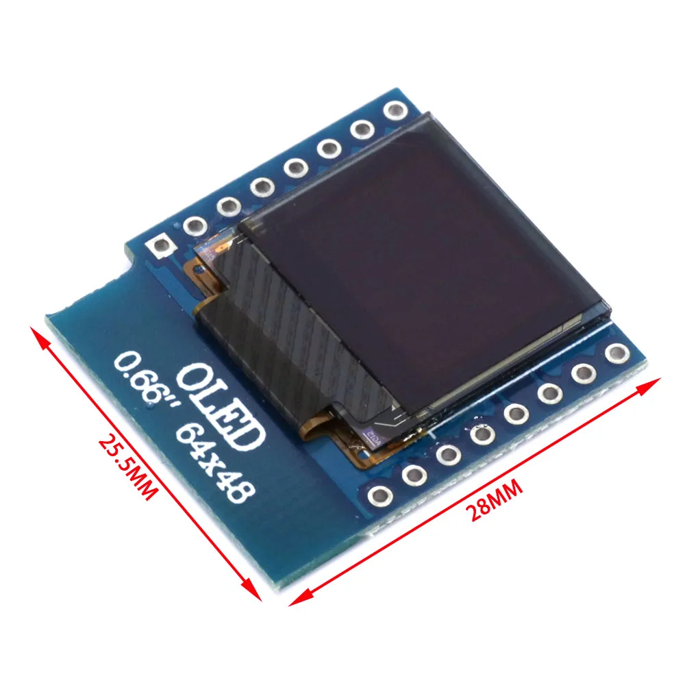 Pantalla OLED I2C SSD1306 pequ - Wemos D1 Mini reseña y precio
