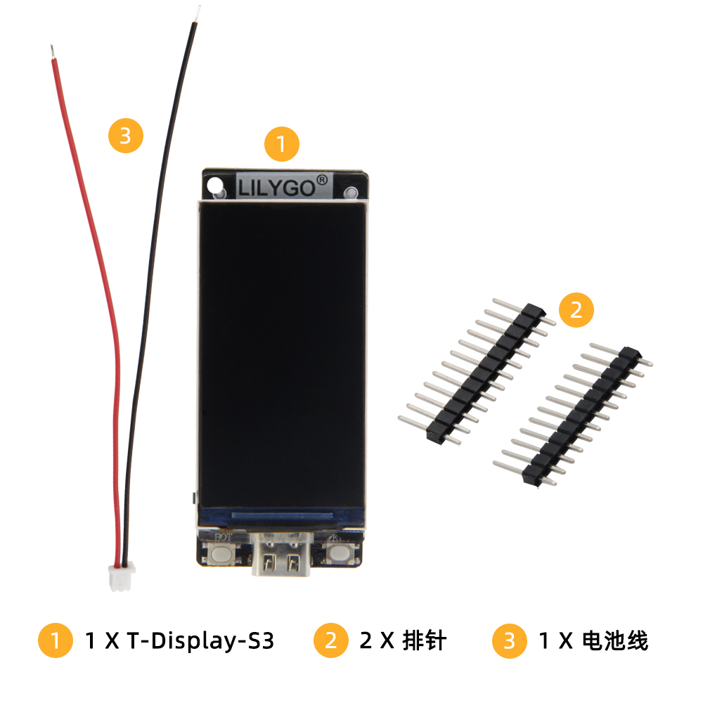LILYGO T-Display-S3 Placa de d - Lolin S3 reseña y precio